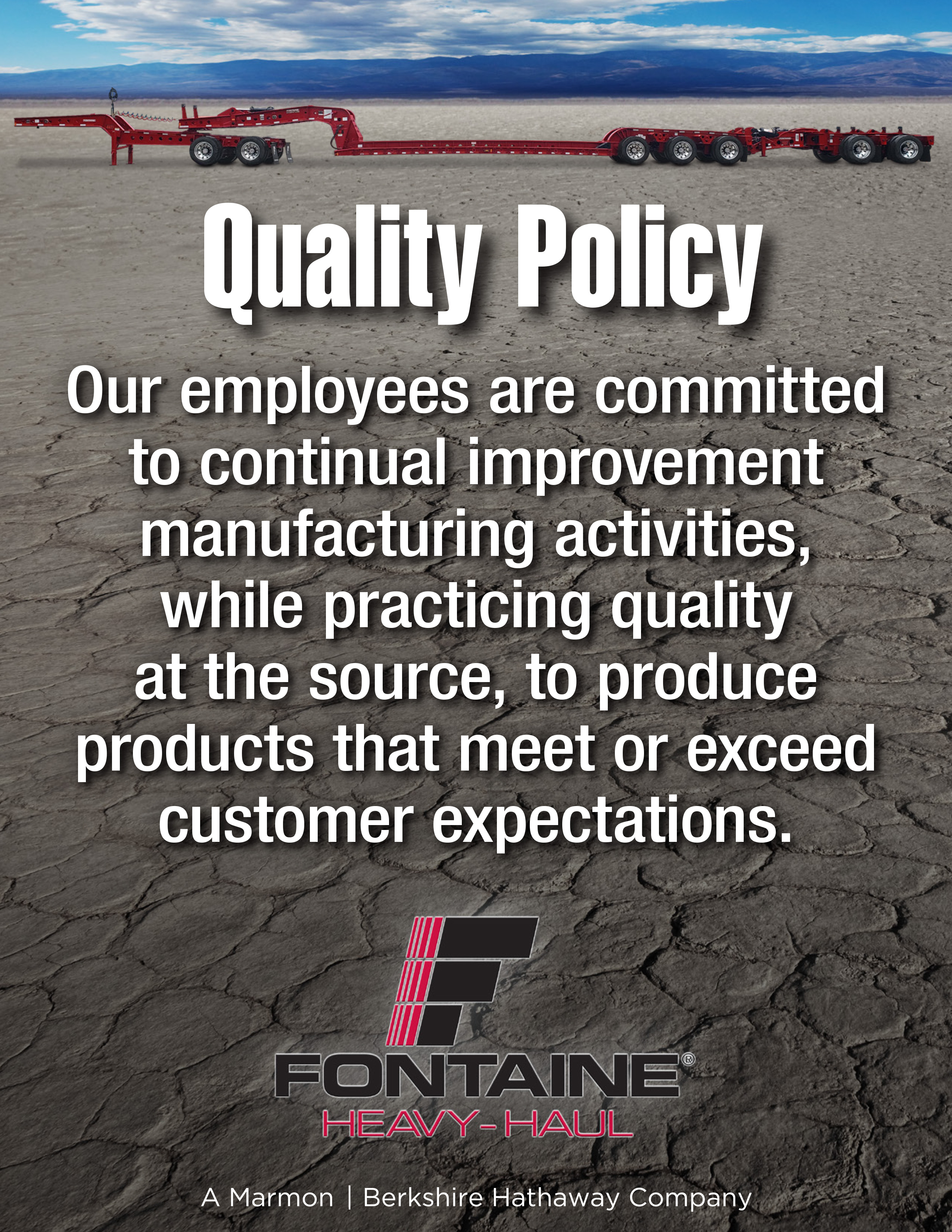 fontaine heavy haul quality